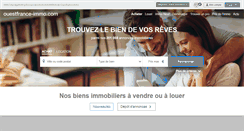 Desktop Screenshot of mainelibre-immo.com